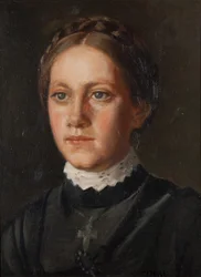 Porträt von Karoline Marie Larsen Lth